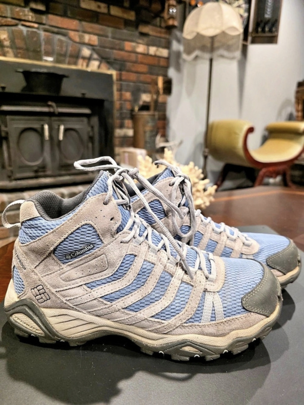 Columbia Newton Ridge Plus Women's Hiking Boots Blue & Gray US 10